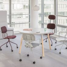 meetong and conference table_wooden leg_mdd